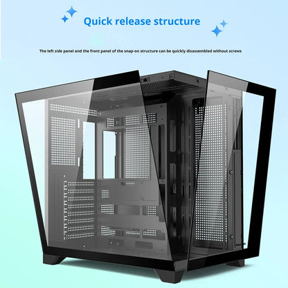 Gaming PC Case Dreamland Pro ATX Dual Glass 360mm Chassis