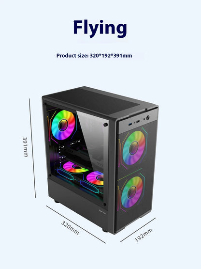 Mini ITX mATX 23L PC Case SFX ATX Support Compact Chassis