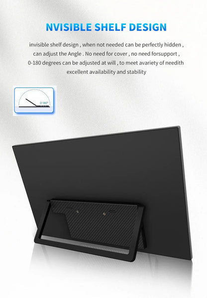 Portable 14.1 Inch 1080P IPS Gaming Monitor With Stand