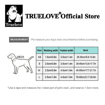 Dog Collar Reflective Personalized Padded Collar Large Dogs Night Walk Fall 2025 Breathable Quick Release Safety