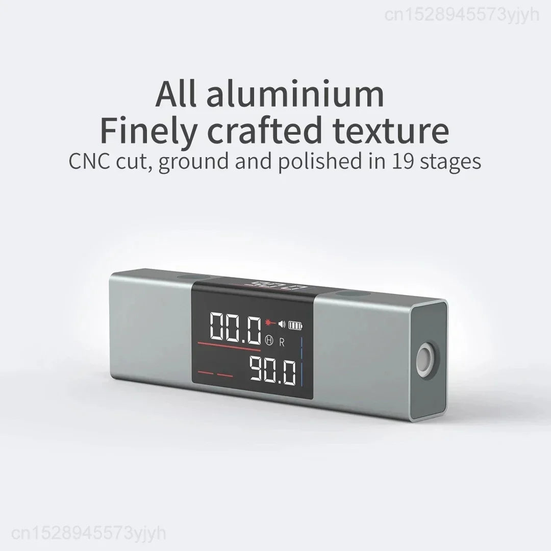 Laser Protractor Digital Inclinometer 2-in-1 Laser Level Ruler Fall 2025 Rechargeable Type C 0.5 Degree Accuracy DIY Use