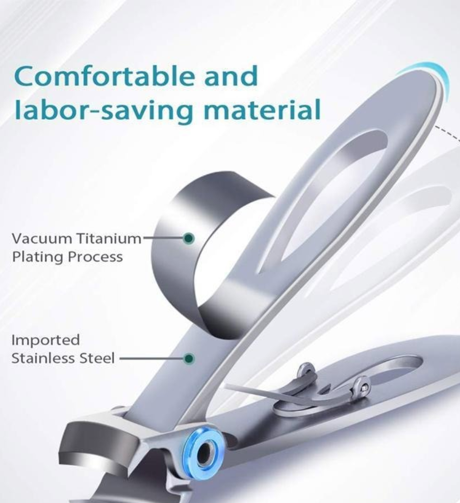 Nail Clippers For Thick Nails Stainless Steel Ergonomic