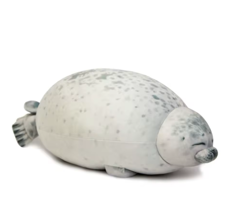 Angry Blob Seal Pillow 3D Plush Toy for Kids, 20CM Cute Sea Lion Gift