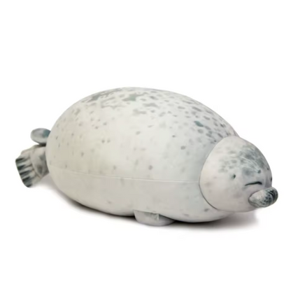 Angry Blob Seal Pillow 3D Plush Toy for Kids, 20CM Cute Sea Lion Gift