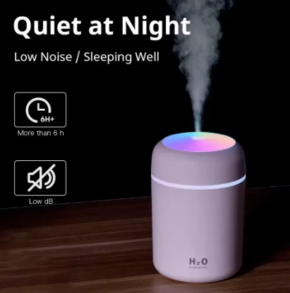 300ml Colorful Cup Humidifier USB Aromatherapy Air Purifier