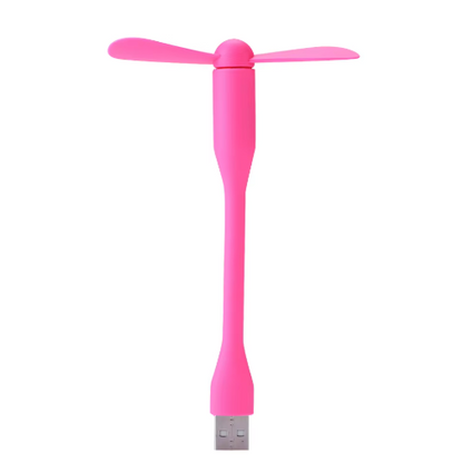 USB Small Fan Flexible Bendable Mini Fan for Laptop PC, Portable Hand Cooling Gadget for Summer