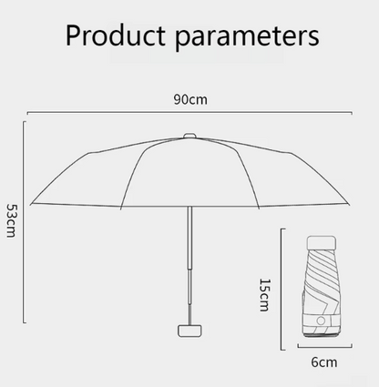 Mini Sun Umbrella for Protection and UV Resistance