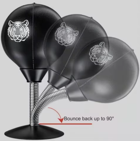 Desktop Punching Bag with Suction Cup - Stress Relief Toys for Kids and Adults