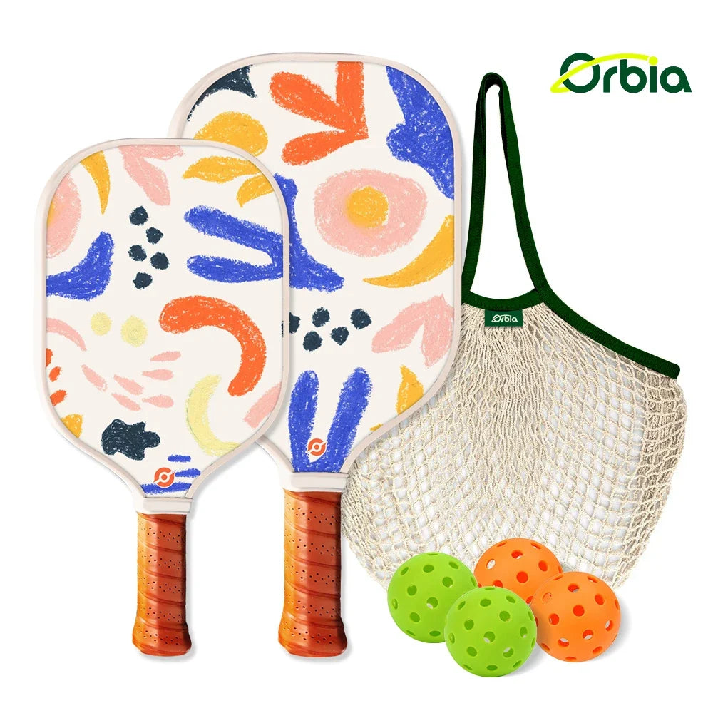 Variant image for Family-Friendly Pickleball Paddle Set with Glass Fiber and Lightweight PP Core for Kids and Adults, Ideal for Outdoor Fun-2