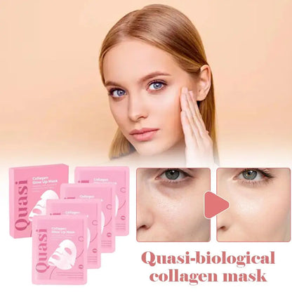 Collagen Hydrogel Mask Korean Sleeping Sheet Mask Deep Hydration Brightening Pore Minimizing Fall 2026 TikTok Viral