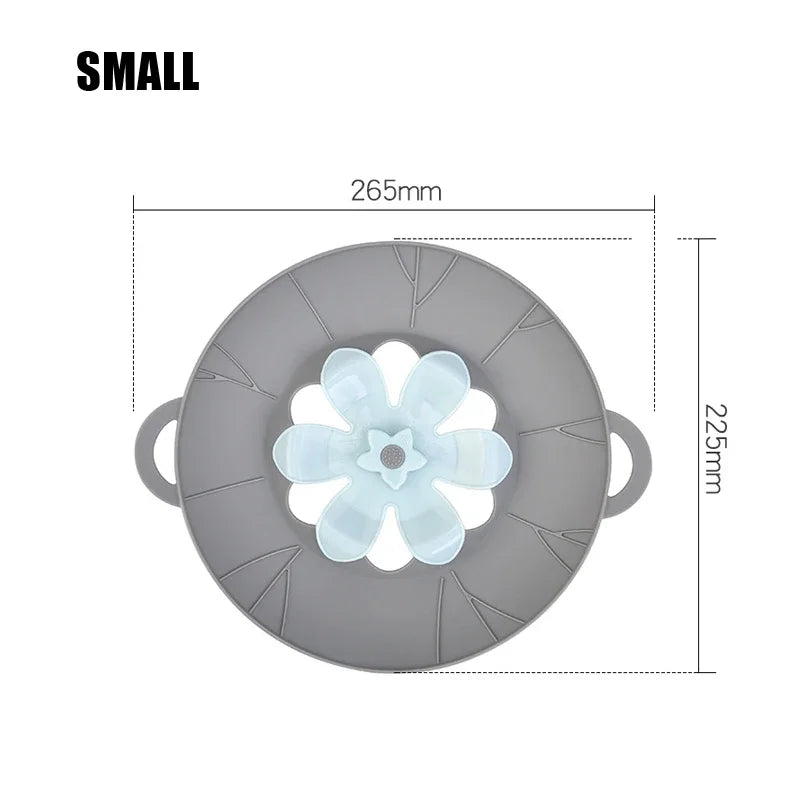 Silicone Pot Lid Spill Stopper Universal Anti Overflow Cover Kitchen Gadget Fall 2025 Keeps Stovetop Clean