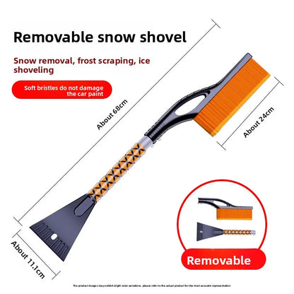 Snow Shovel Ice Scraper Brush Multifunctional Winter Car Cleaning Tool All In One Defrosting Shovel Winter 2025