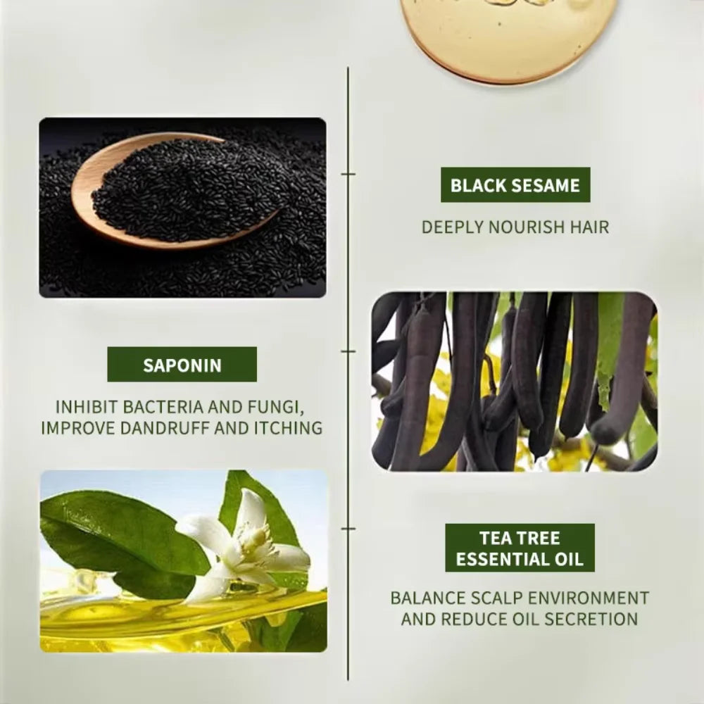 Herbal Shampoo Soap Handmade Hair Care for All Hair Types Oil Control Refreshing Fall 2026 Trend