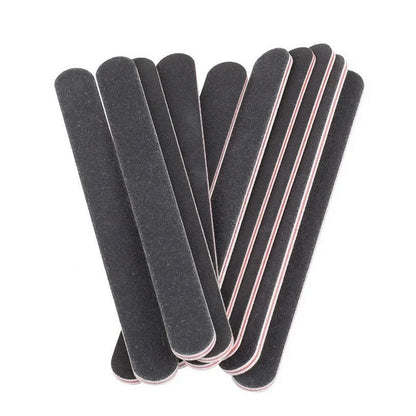 Nail Files 5 Piece Emery Board Set Back to School 2026 Sandpaper Nail File Kit DIY Manicure