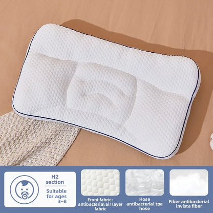 Baby Neck Support Pillow – All-Season Cotton Sleeping Pillow for Toddlers & Kindergarten Kids