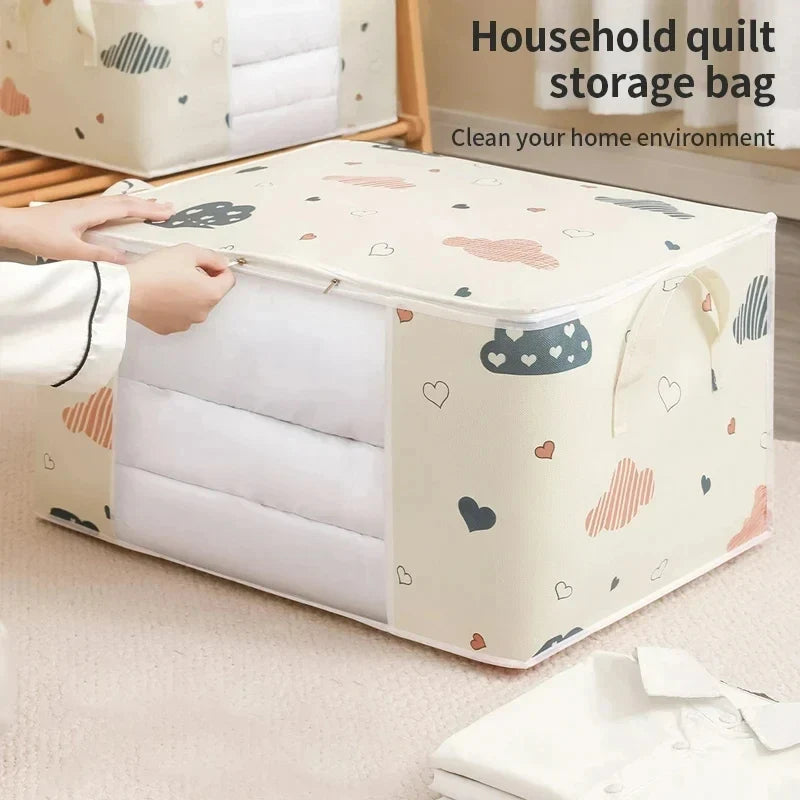 Large Capacity Dustproof Quilt Storage Bag - Home Organizers for Clothes & Bedding