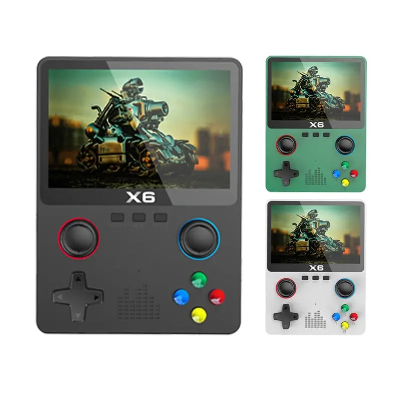 Handheld Game Console 3.5 Inch IPS Screen Dual Joystick Retro Portable Console Fall 2025 10000 Games Long Battery Gift