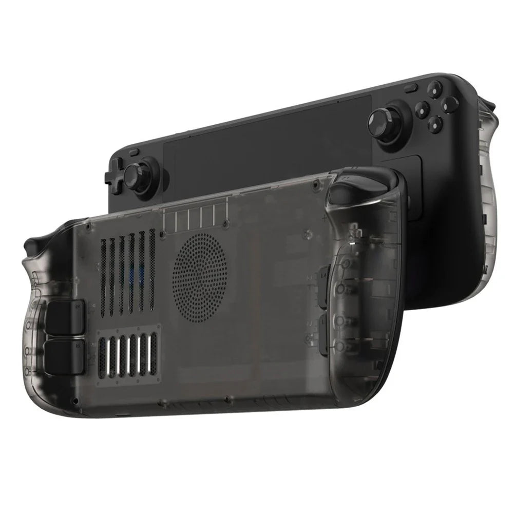 Steam Deck Clear Cooling Back Cover With Stand Bracket