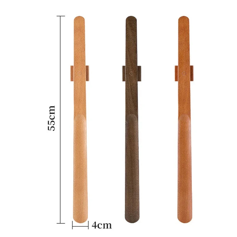 Shoehorn Wooden Magnetic 55cm Beech Long Handle Easy Wear