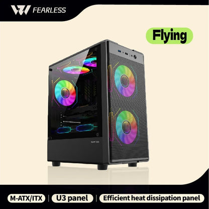 Mini ITX mATX 23L PC Case SFX ATX Support Compact Chassis