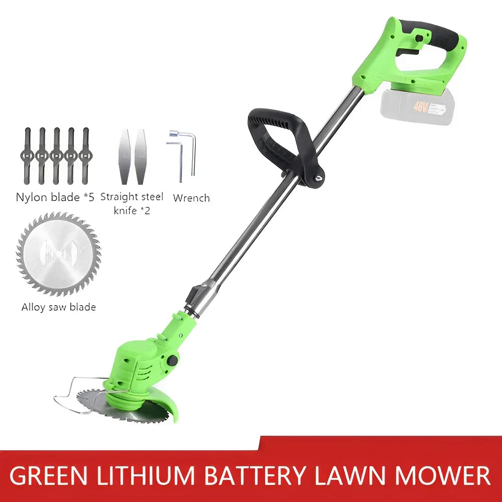 Cordless Grass Trimmer Brushless Motor Handheld Telescopic Garden Tool Spring 2025 Lightweight Edging