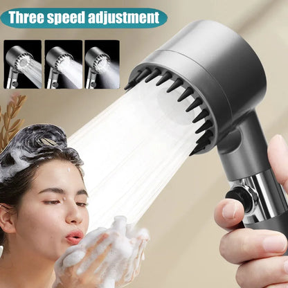 Handheld Shower Head With Three Speed Settings Water-Saving, Easy Install Spring Refresh 2026