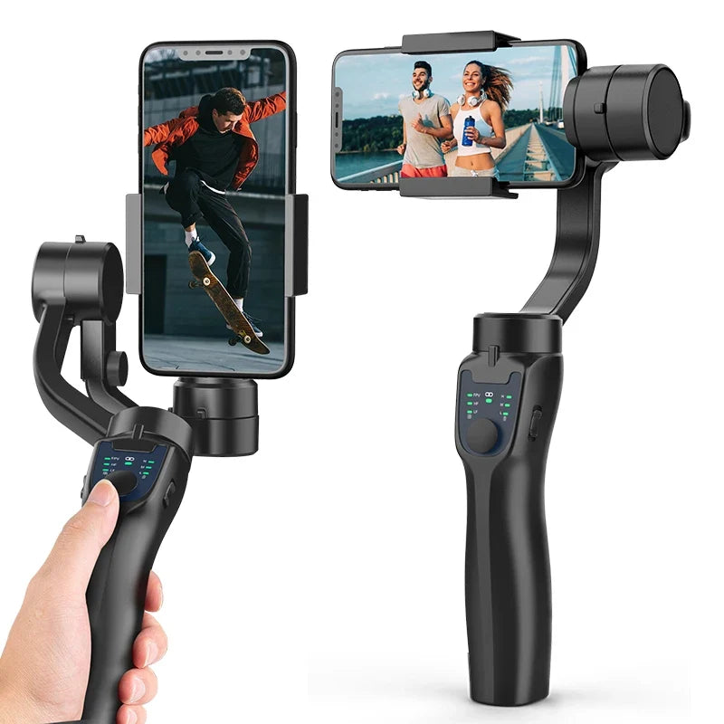 3-Axis Handheld Gimbal Stabilizer with Accessories - Anti Shake Smartphone Video Holder for Android & iPhone