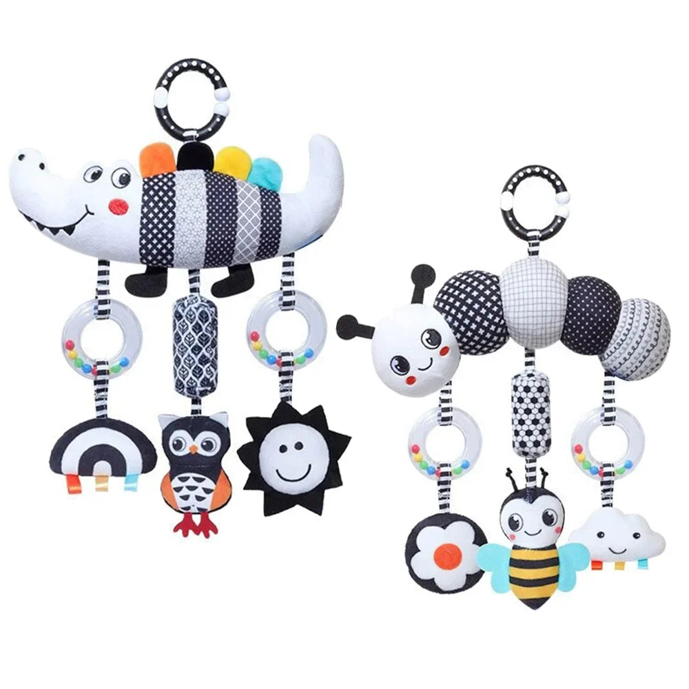 Baby Rattle Stroller Hanging Toy Newborn Sensory Toys