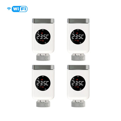 Smart Thermostat Radiator Valve TRV With WiFi ZigBee App Remote Control Energy Saving Fall 2025