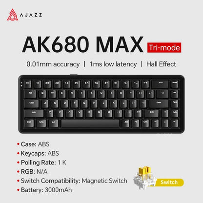 Mechanical Keyboard Sixty Mini Wireless ARGB Magnetic Hall