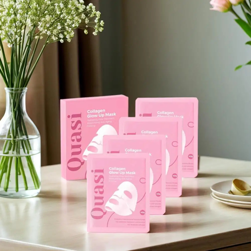 Collagen Hydrogel Mask Korean Sleeping Sheet Mask Deep Hydration Brightening Pore Minimizing Fall 2026 TikTok Viral