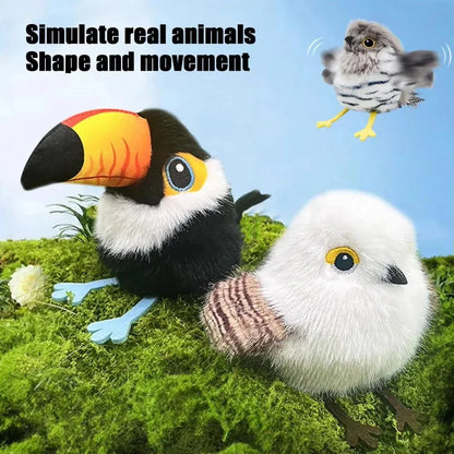 Cat Toy Vibrating Claw Activated Plush Motion Toy Holiday Gift Fall 2025 Interactive Indoor Hunting