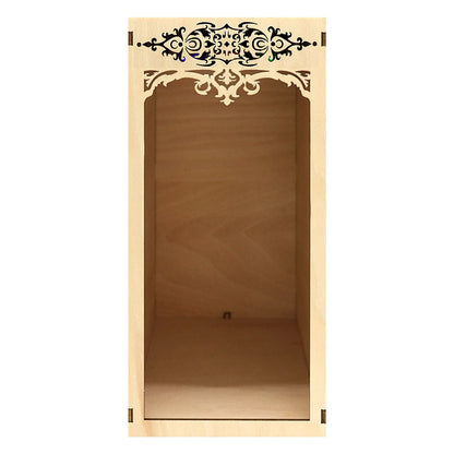 DIY Book Nook Shelf Insert Kits - Wooden Miniature Dollhouse Bookend Home Decoration