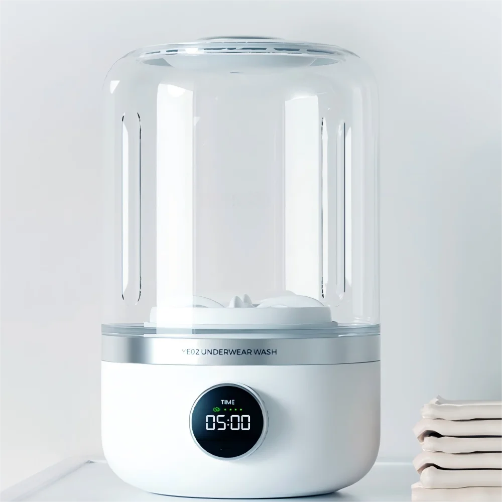 Portable Washing Machine 1L USB Mini Underwear Washer Travel Fall 2025 Dehydrator Quick On The Go Laundry