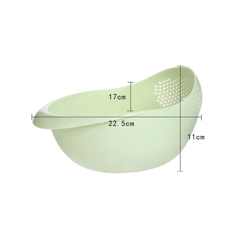 Rice Colander With Handles Kitchen Drain Basket Fall 2026 Easy Rinse Quick Drain