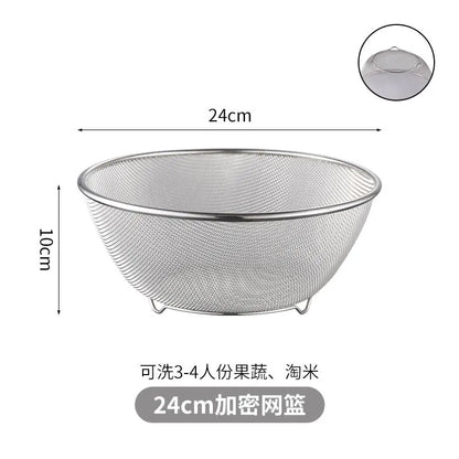 Stainless Steel Drain Basket Colander and Strainer, Spring Cleaning 2026 Eco Friendly Kitchen Tool