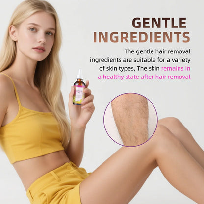 Hair Removal Oil 60ml Natural Jojoba Almond Oil For All Skin Types Long Lasting Smooth Skin TikTok Viral Fall 2026