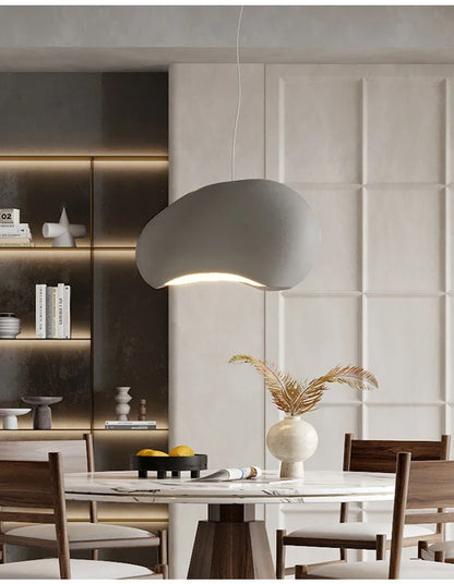 Japandi Pendant Ceiling Lamps Nordic Wabi Sabi LED Dining Room
