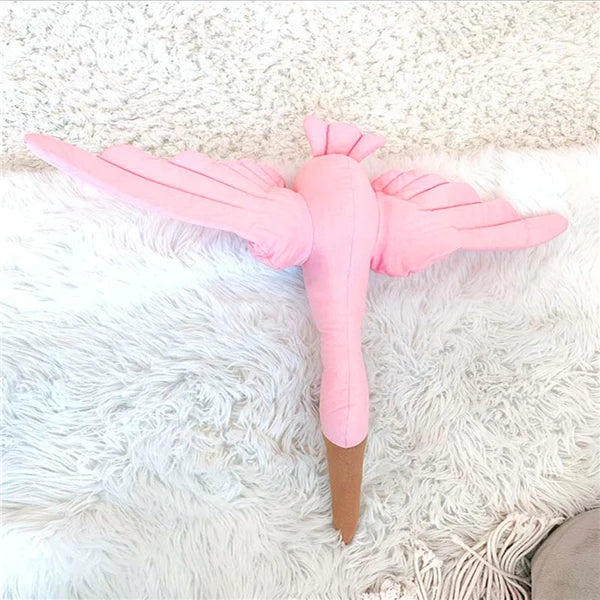 Plush Swan Wall Hanging Mobile Soothing Pillow Nursery Decor Fall 2025 Boho Kids Room Calming Accent