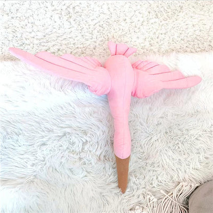Plush Swan Wall Hanging Mobile Soothing Pillow Nursery Decor Fall 2025 Boho Kids Room Calming Accent