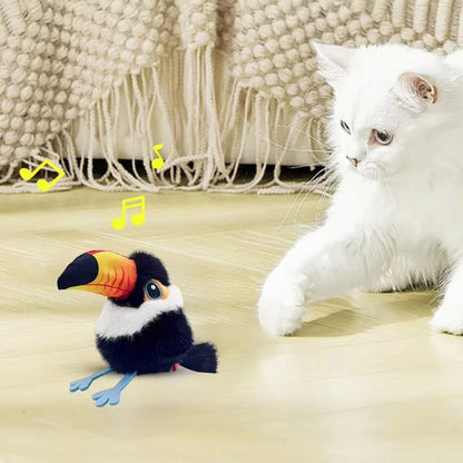 Cat Toy Vibrating Claw Activated Plush Motion Toy Holiday Gift Fall 2025 Interactive Indoor Hunting