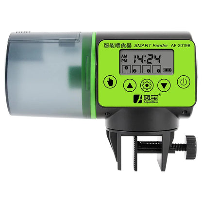 Automatic Fish Feeder 200g Reservoir Plastic Aquarium Feeder Fall 2025 Timed Hands Free Feeding
