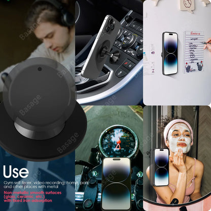Magnetic Gym Phone Holder & Accessories - Hands-Free Workout Mount