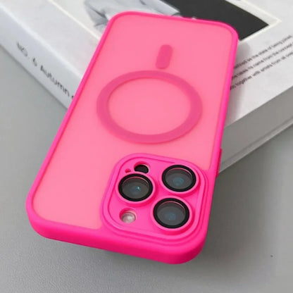 iPhone Case Magnetic Matte Translucent Armor MagSafe Compatible Shockproof Anti-Fingerprint Back To School 2026 Gift