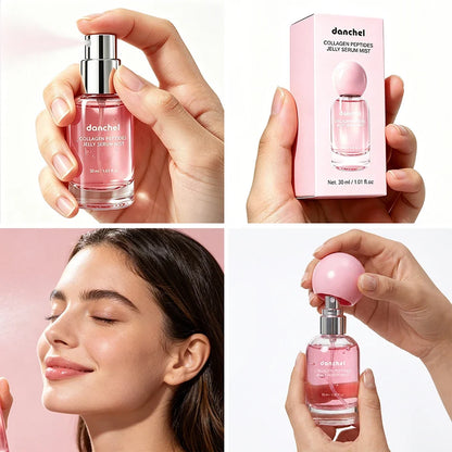 Collagen Peptides 2-in-1 Jelly Serum & Face Mist – Deep Hydration Moisturizing Skin Care Spray 2026