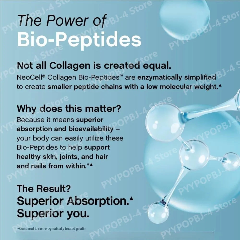 Collagen BioPeptides Powder 22oz Grassfed Protein Supplement for Hair Skin Nails Viral Glow Trend 2026