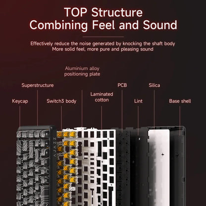 Mechanical Keyboard Sixty Mini Wireless ARGB Magnetic Hall