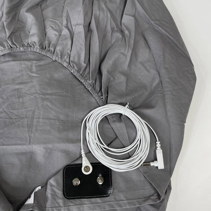 Earthing Fitted Sheet Ten Percent Silver Fiber Grounding