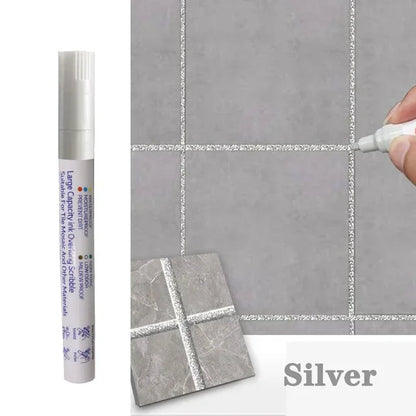 Waterproof Grout Pen Tile Marker Permanent Seam Repair Bathroom Kitchen Floor Wall