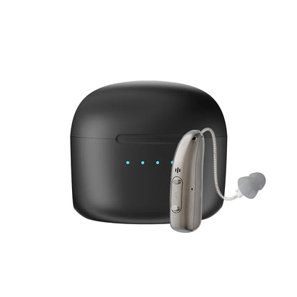 Hearing Aid Rechargeable Digital BTE With Adjustable Volume Portable Senior Sound Amplifier